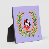 Tafelblad Ezel met Canvas: Elegants Fotoplaat