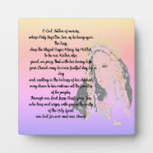 Tafelblad Ezel Met Canvas; Gebed Maagd Maria Fotoplaat (Voorkant)