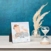 Tafelblad Ezel met Canvas: Redder Jezus Christus Fotoplaat (Insitu)