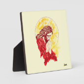 Tafelblad Ezel met doek : Christus in Gebed Fotoplaat (Voorkant)