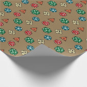 Tafelblad Gaming Dice Wrapping Paper Cadeaupapier (Hoek)