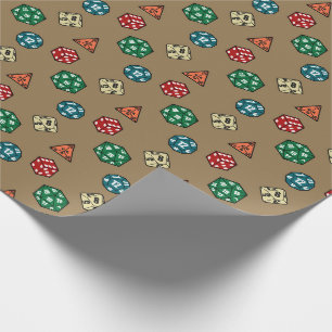Tafelblad Gaming Dice Wrapping Paper Cadeaupapier