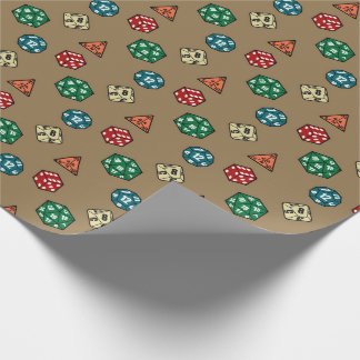Tafelblad Gaming Dice Wrapping Paper Cadeaupapier