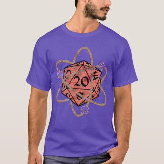 Tafelblad Gaming Dobbelstenen RPG Spel Gamer Chemi T-shirt
