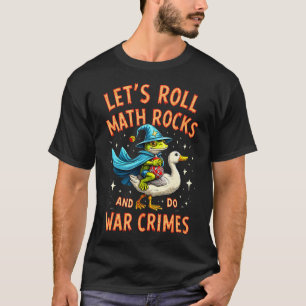 Tafelblad Meme Ontwerp Kikker Tovenaar Chaos Roll  T-shirt