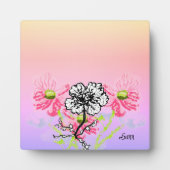 Tafelblad met canvas: Wilde Bloemen Fotoplaat (Voorkant)