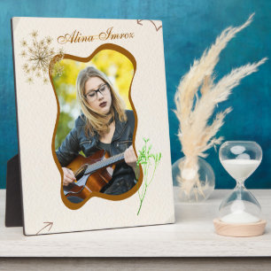  tafelblad plaque 8x10 met ezel fotoplaat