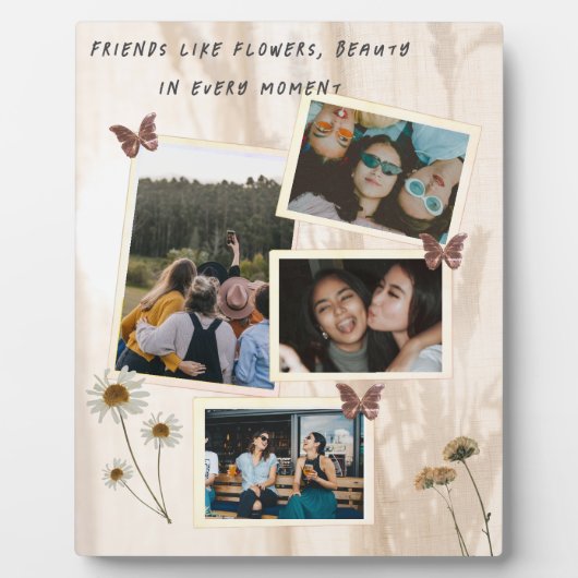 Tafelblad Plaque met Easel Custom Friendship Desig Fotoplaat (Voorkant)