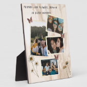 Tafelblad Plaque met Easel Custom Friendship Desig Fotoplaat (Zijkant)