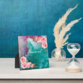 Tafelblad Plaque met Ezel Showcase Uw Geliefde Fotoplaat (Insitu)