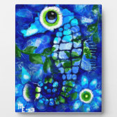 Tafelblad Plaque Whimsical Abstract Seahorse Fotoplaat (Voorkant)