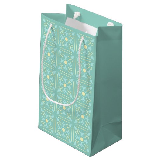 Tafelblad Tegeltjes Thee Cadeautas Zak (Achterkant Gekanteld)
