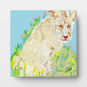 Tafelblad W / Canvas: In het wild Fotoplaat (Voorkant)