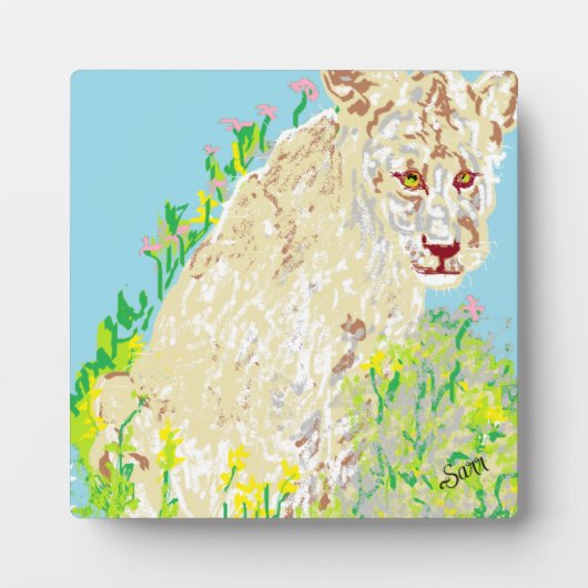 Tafelblad W / Canvas: In het wild Fotoplaat (Voorkant)