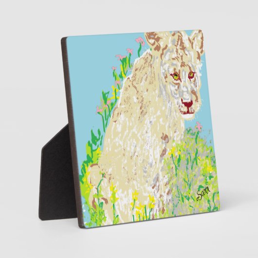 Tafelblad W / Canvas: In het wild Fotoplaat (Voorkant)