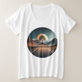 tafelboom grote maat t-shirt (Design voorkant)
