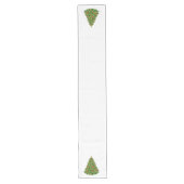 Tafelboom met Kerstmis Lange Tafelloper (Voorkant)