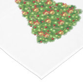 Tafelboom met Kerstmis Medium Tafelloper (Hoek)