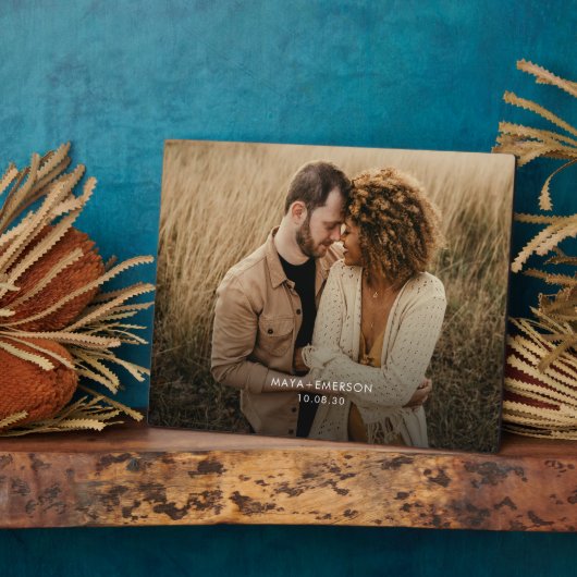 Tafelbord met Easel Fotoplaat (Zijkant)