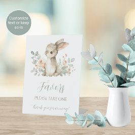 Tafelbord voor Some Bunny Baby Shower Party Favor Reclamebord Met Voetstuk