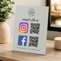Tafelbordje voor sociale media | Instagram Faceboo