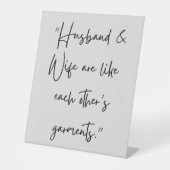 Tafelbordjes Reclamebord Met Voetstuk (Voorkant)