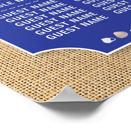 Tafelbruinkoolvis Rooster Poster (Hoek)