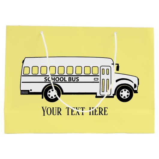 Tafelbuschauffeurs voegen tekst toe  groot cadeauzakje (Achterkant)