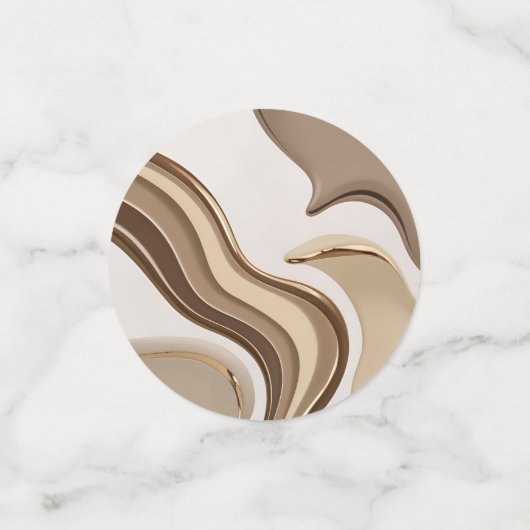 Tafelconfetti in stijlvolle abstracte afbeelding confetti (Kleine voorkant)