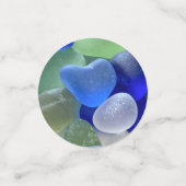 Tafelconfetti in zeeglasstijl confetti (Kleine voorkant)