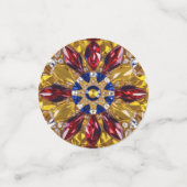 Tafelconfetti met Colombia Kleuren Confetti (Kleine voorkant)