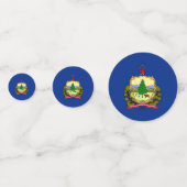 Tafelconfetti met de vlag van Vermont Confetti (Voorkanten)