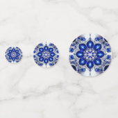 Tafelconfetti met Finse kleuren Confetti (Voorkanten)