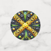 Tafelconfetti met Jamaicaanse kleuren Confetti (Kleine voorkant)