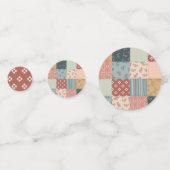 Tafelconfetti met vintage quilt confetti (Voorkanten)