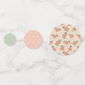 Tafelconfetti met vintage quilt confetti (Achterkanten)