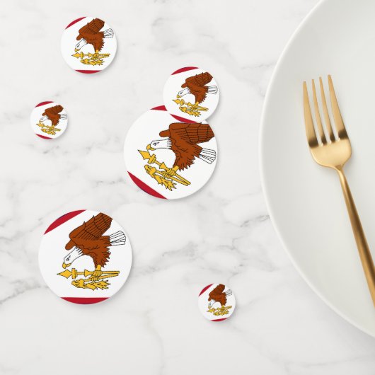 Tafelconfetti met vlag van Amerikaans-Samoa Confetti (Groep)