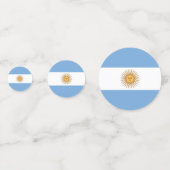 Tafelconfetti met vlag van Argentinië Confetti (Voorkanten)