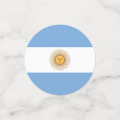 Tafelconfetti met vlag van Argentinië Confetti (Kleine voorkant)