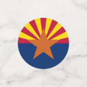Tafelconfetti met vlag van Arizona, Verenigde Stat Confetti (Kleine voorkant)