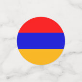 Tafelconfetti met vlag van Armenië Confetti (Kleine voorkant)