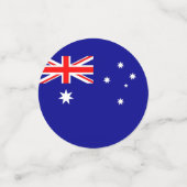 Tafelconfetti met vlag van Australië Confetti (Kleine voorkant)
