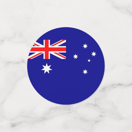 Tafelconfetti met vlag van Australië Confetti (Kleine voorkant)
