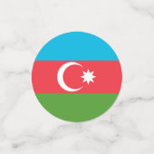 Tafelconfetti met vlag van Azerbeidzjan Confetti (Kleine voorkant)