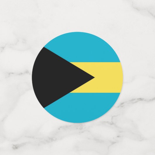 Tafelconfetti met vlag van Bahama's Confetti (Kleine voorkant)