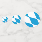 Tafelconfetti met vlag van Beieren Confetti (Achterkanten)