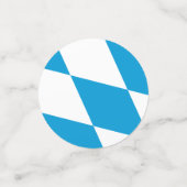 Tafelconfetti met vlag van Beieren Confetti (Kleine voorkant)