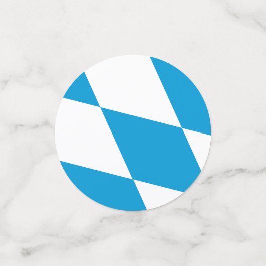 Tafelconfetti met vlag van Beieren Confetti (Kleine voorkant)