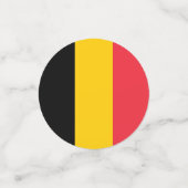 Tafelconfetti met vlag van België Confetti (Kleine voorkant)