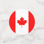 Tafelconfetti met vlag van Canada Confetti (Kleine voorkant)